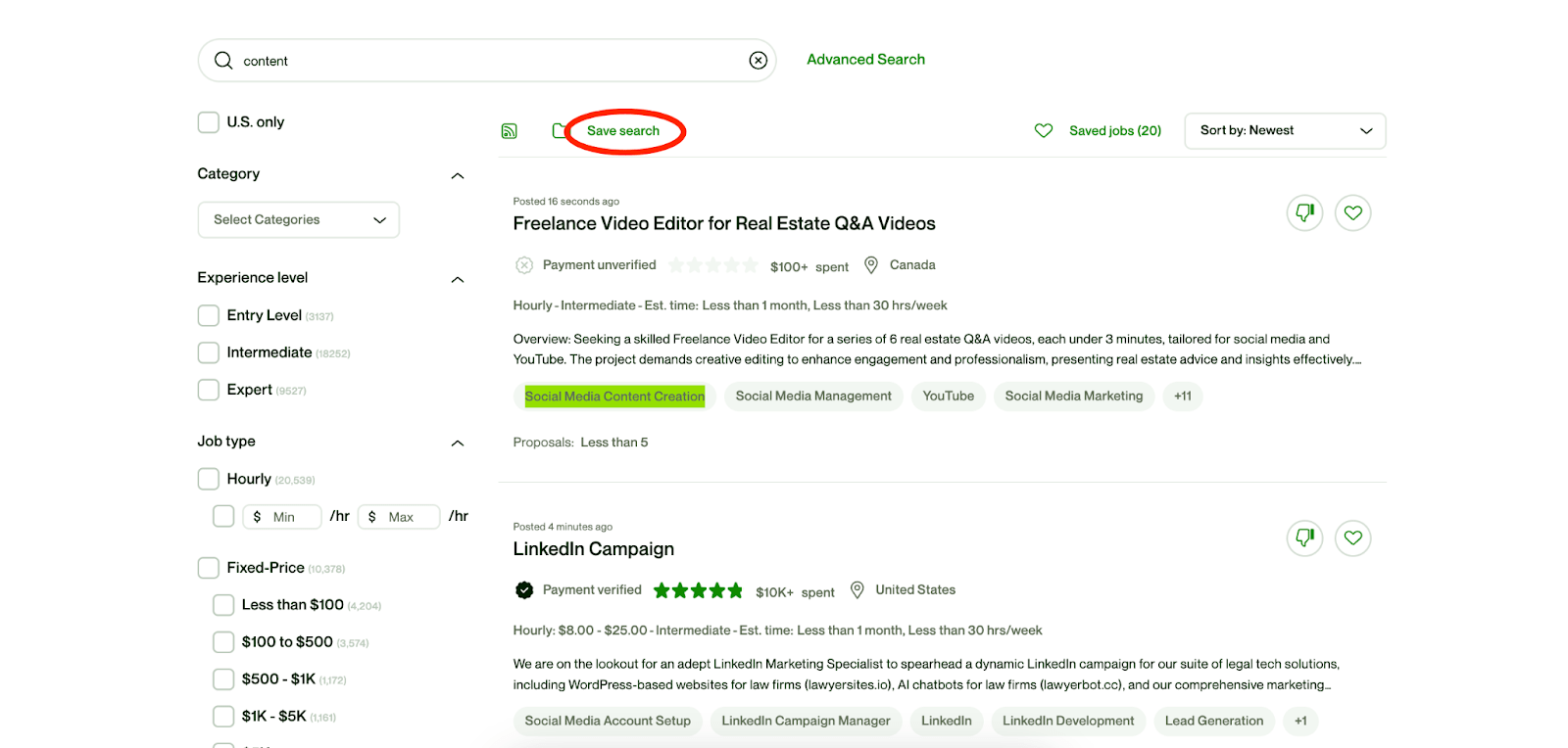 Search for jobs Upwork Customer Service & Support Upwork Help