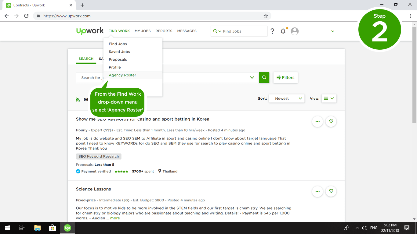 Invitation to Create an Agency Upwork Customer Service & Support