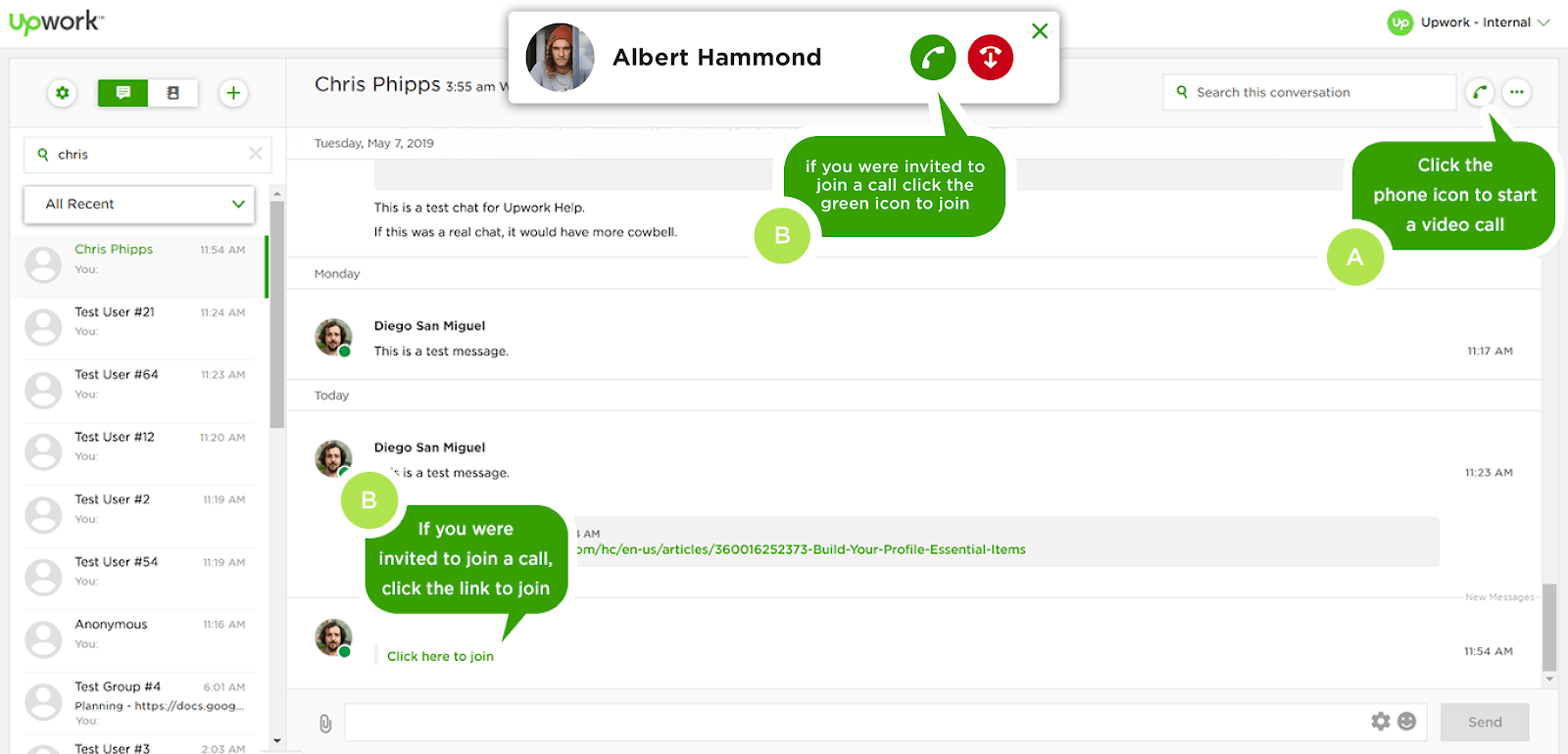 Video and Voice Calls Upwork Customer Service & Support Upwork Help