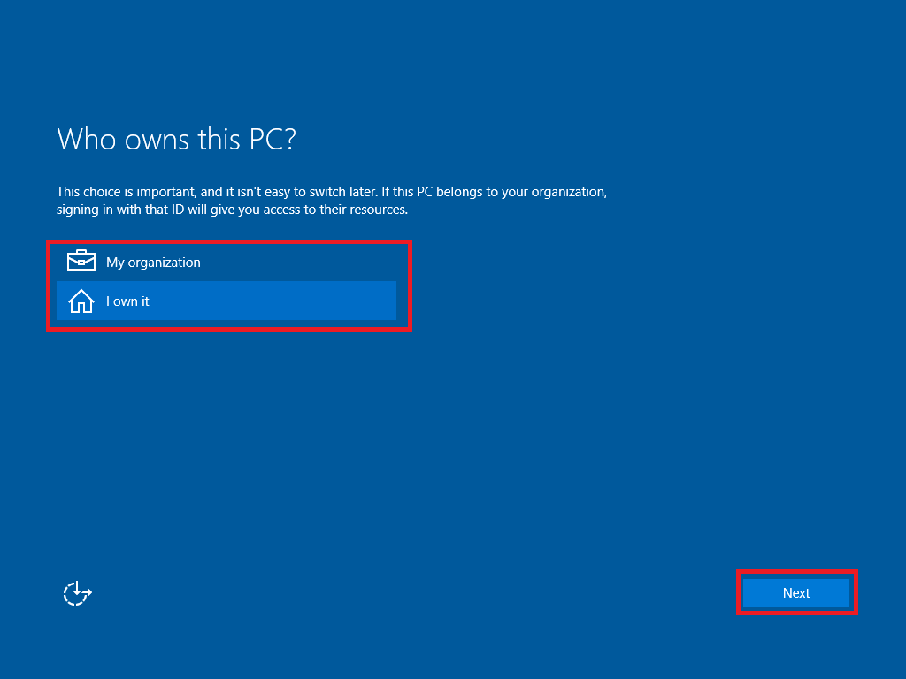 How to set up Windows 10 with local account