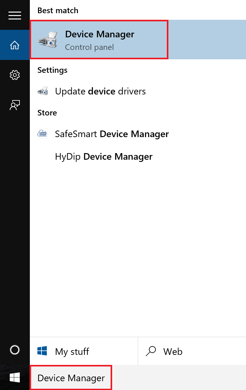 [Windows 10] how to display the Device Manager screen