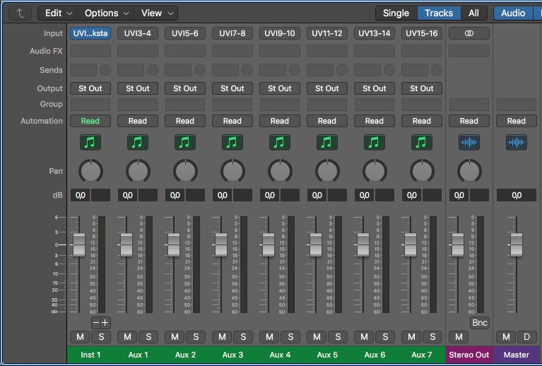 Setting up Multiple Outputs for UVI Workstation in Logic Pro X UVI Support