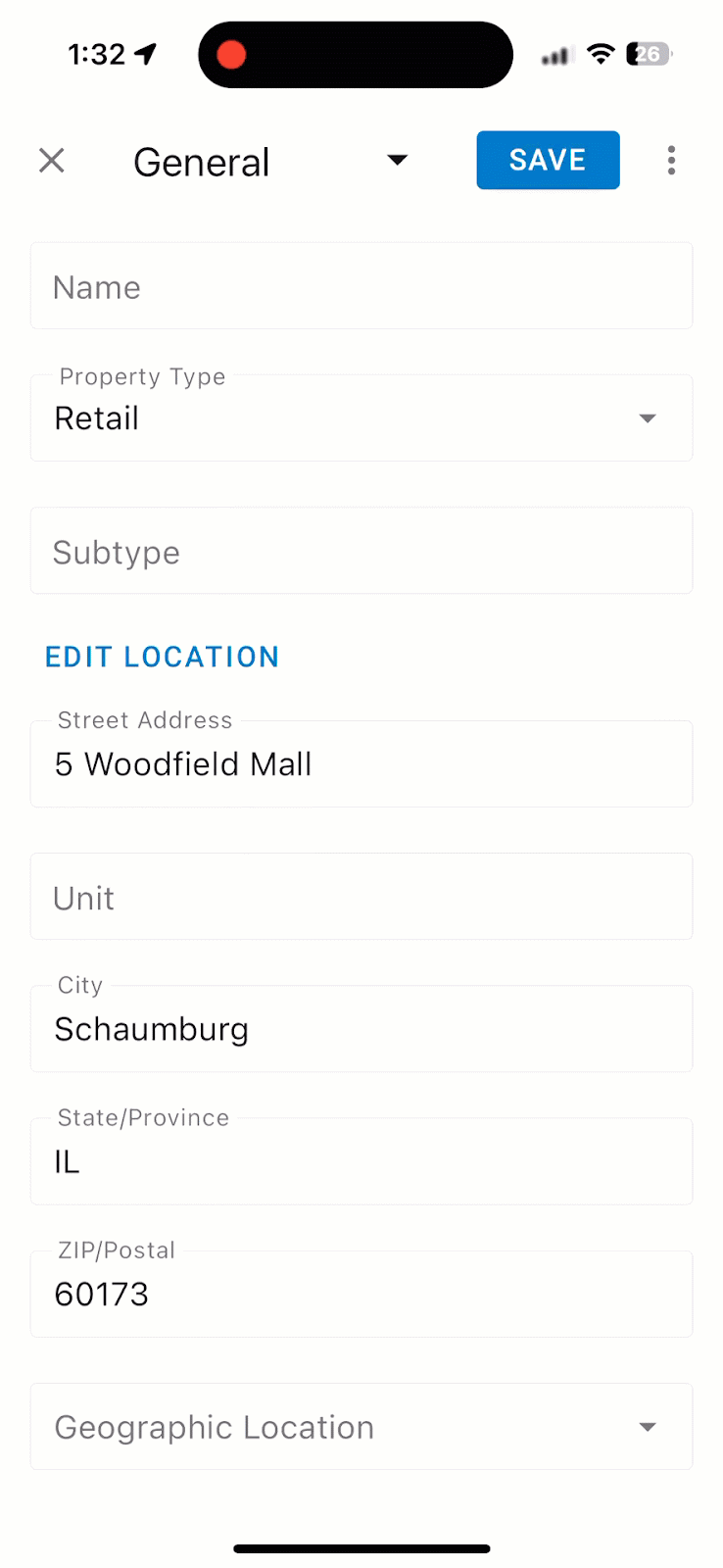 Valcre Mobile Adding Properties Valcre Online Support