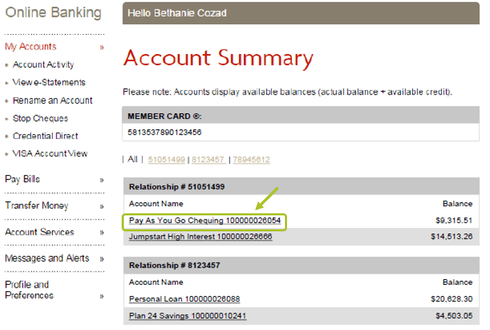 Canadian Bank Account Number Format Currency Exchange Rates