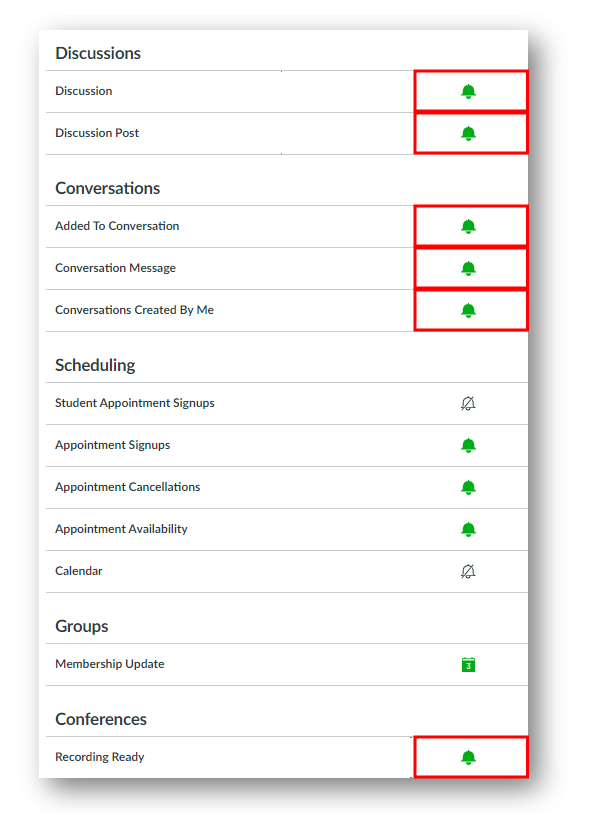 Canvas Notifications for Students CIIS Knowledgebase