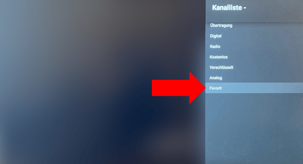 Android TV - Wie lege ich eine Favoritenliste als Kanalliste