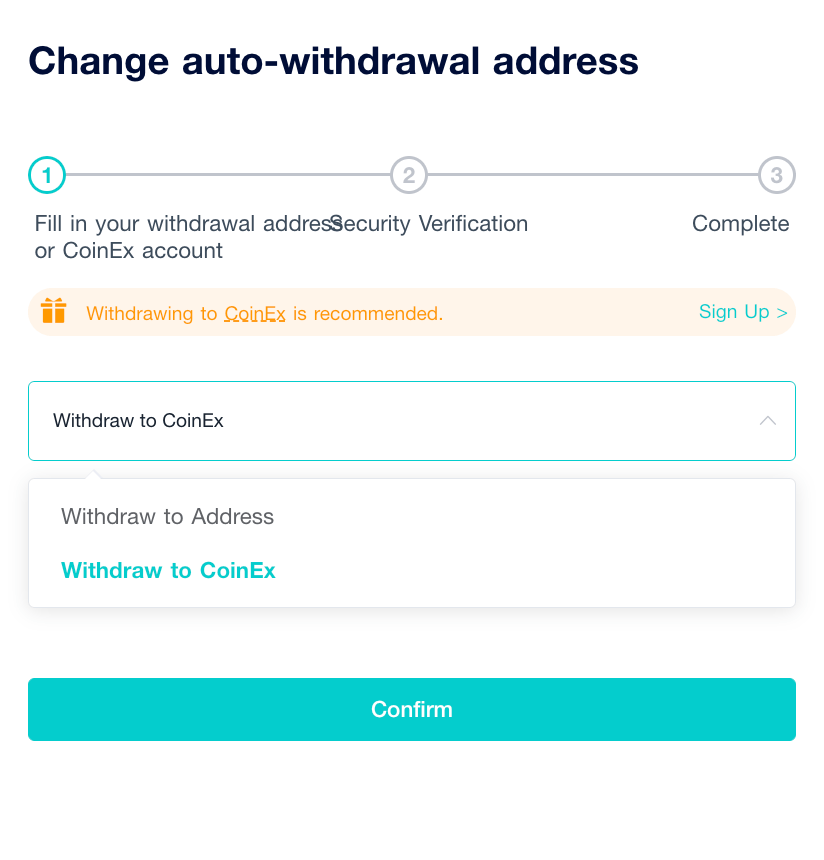 What's AutoWithdrawal and How to Set it Up? ViaBTC Help Center