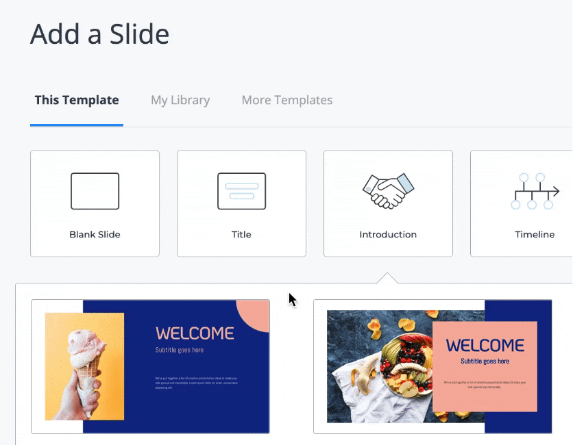 Creating and managing slides for presentations Visme
