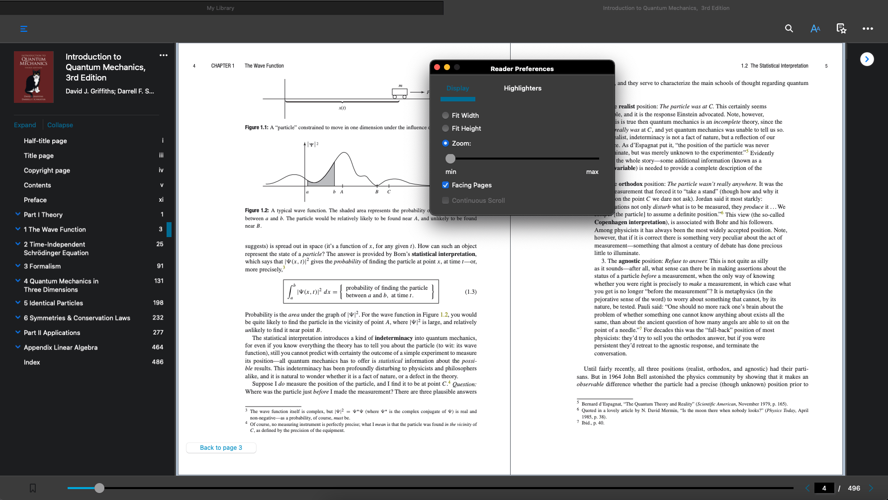 Can I read my book in Facing Pages? VitalSource Support