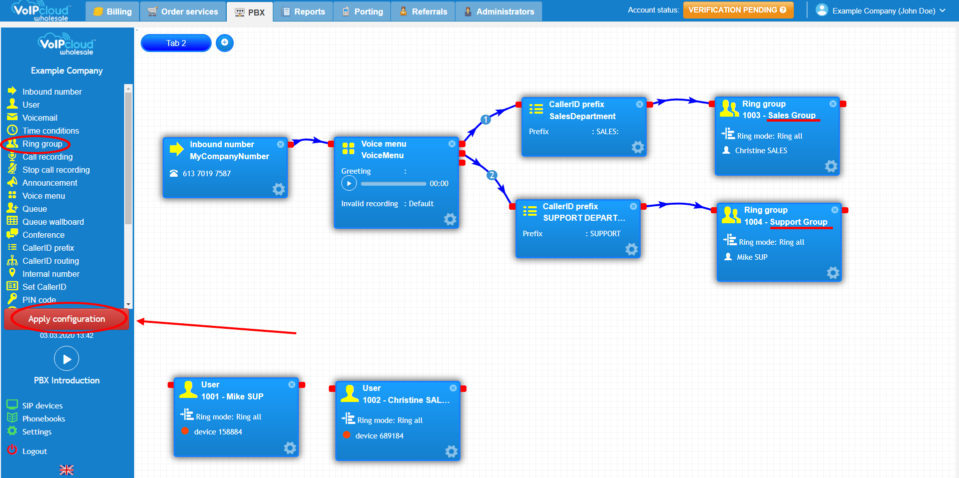 Adding Inbound Call Information Knowledge base centre