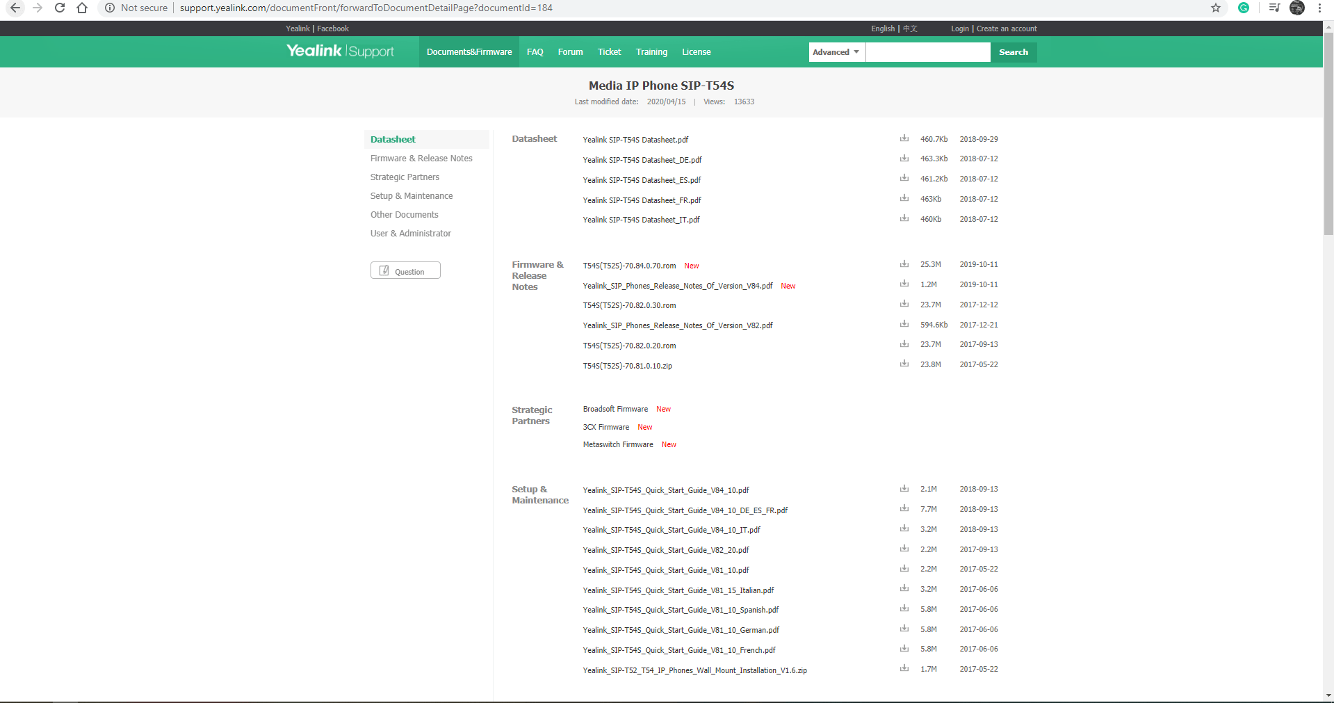 Manual Configuration of Yealink IP Handsets