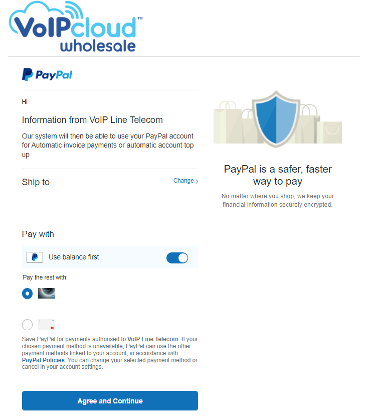 How to add the PayPal payment method