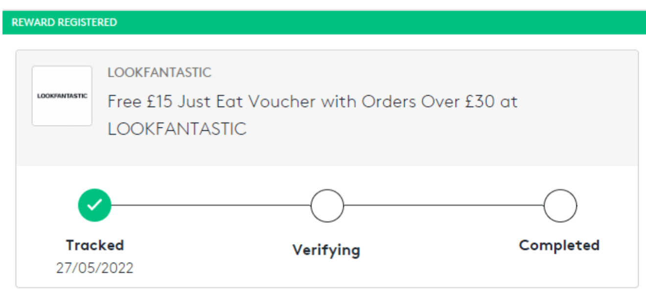 What does "Tracked", "Verified", and mean? VoucherCodes