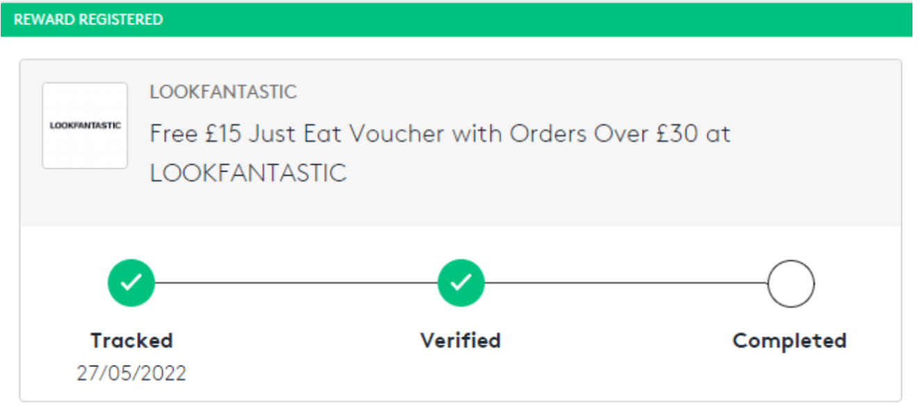 What does "Tracked", "Verified", and mean? VoucherCodes