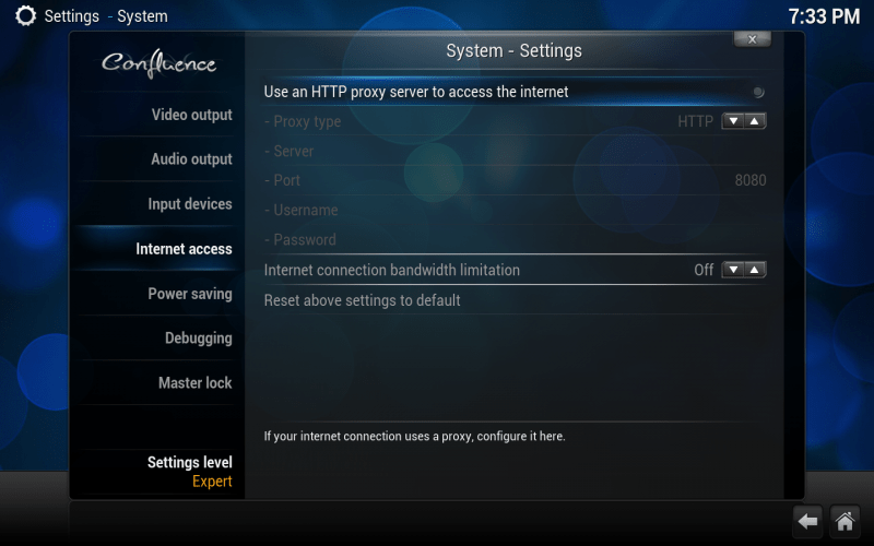 Setup Proxy in Kodi, KodiBox or KodiTV Getting Started Proxy — VPNSecure