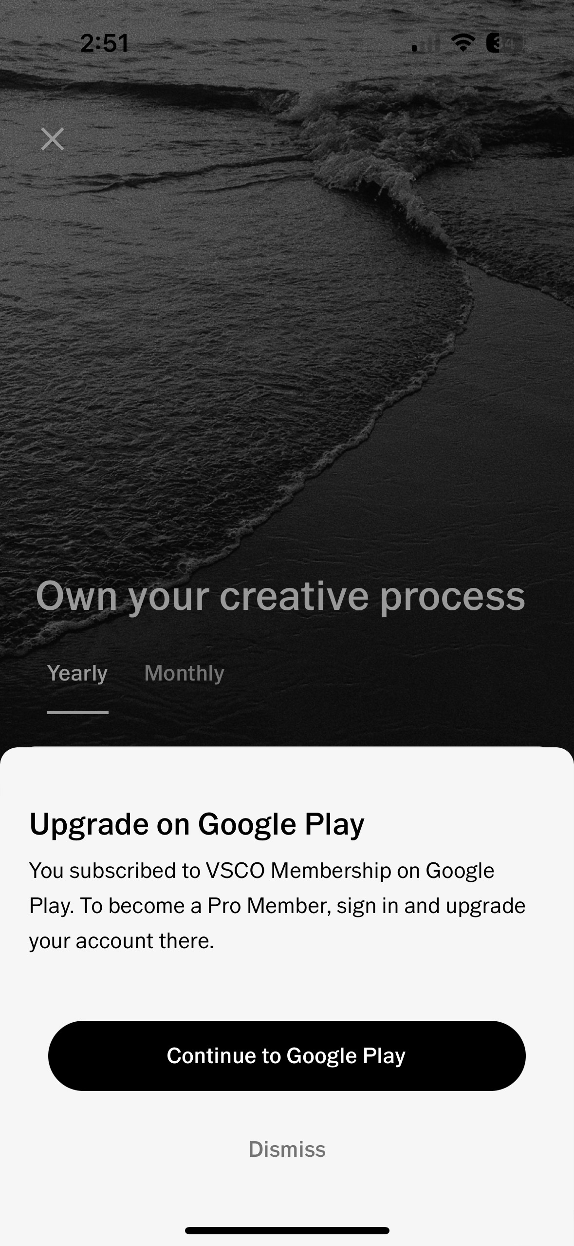 How to Upgrade to a Pro Membership from Android The VSCO Help Center