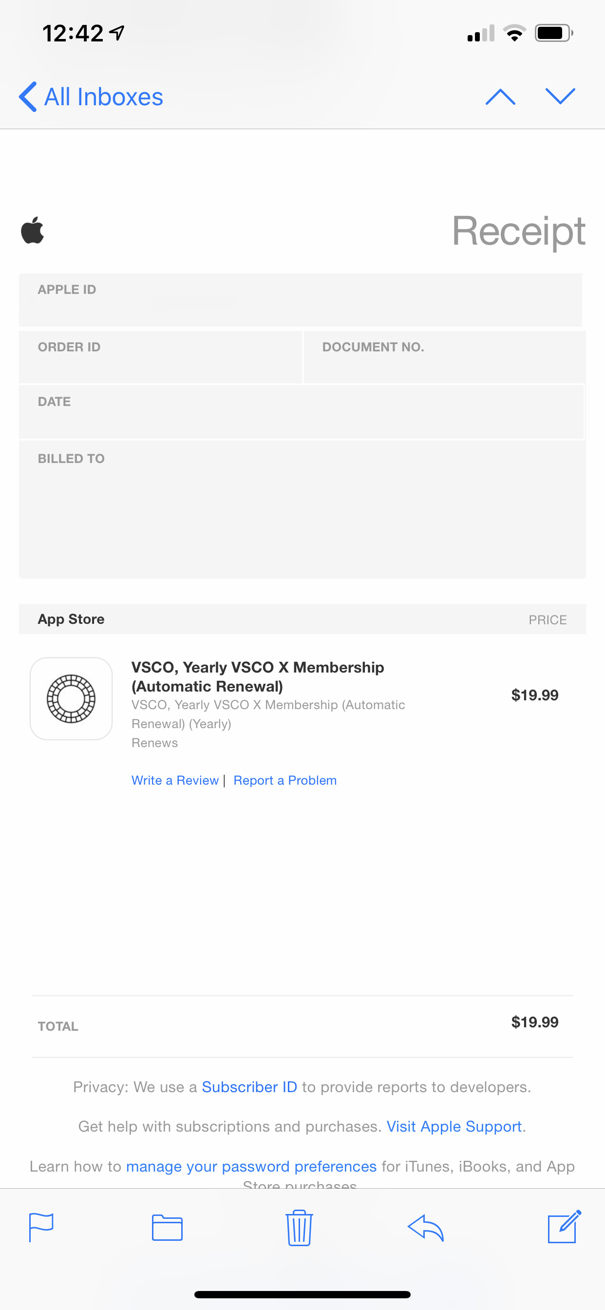 How to find Apple and Android receipt The VSCO Help Center