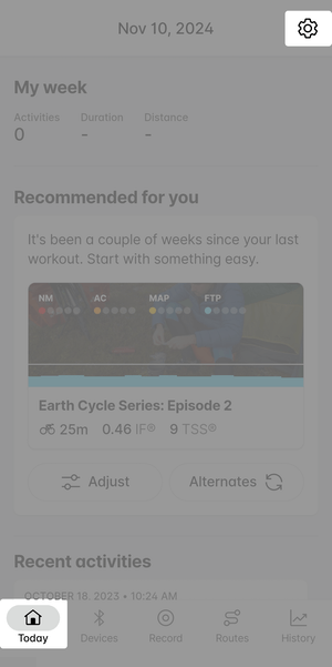 Daily Recommended Workouts for Wahoo app / SYSTM – Wahoo Fitness Support