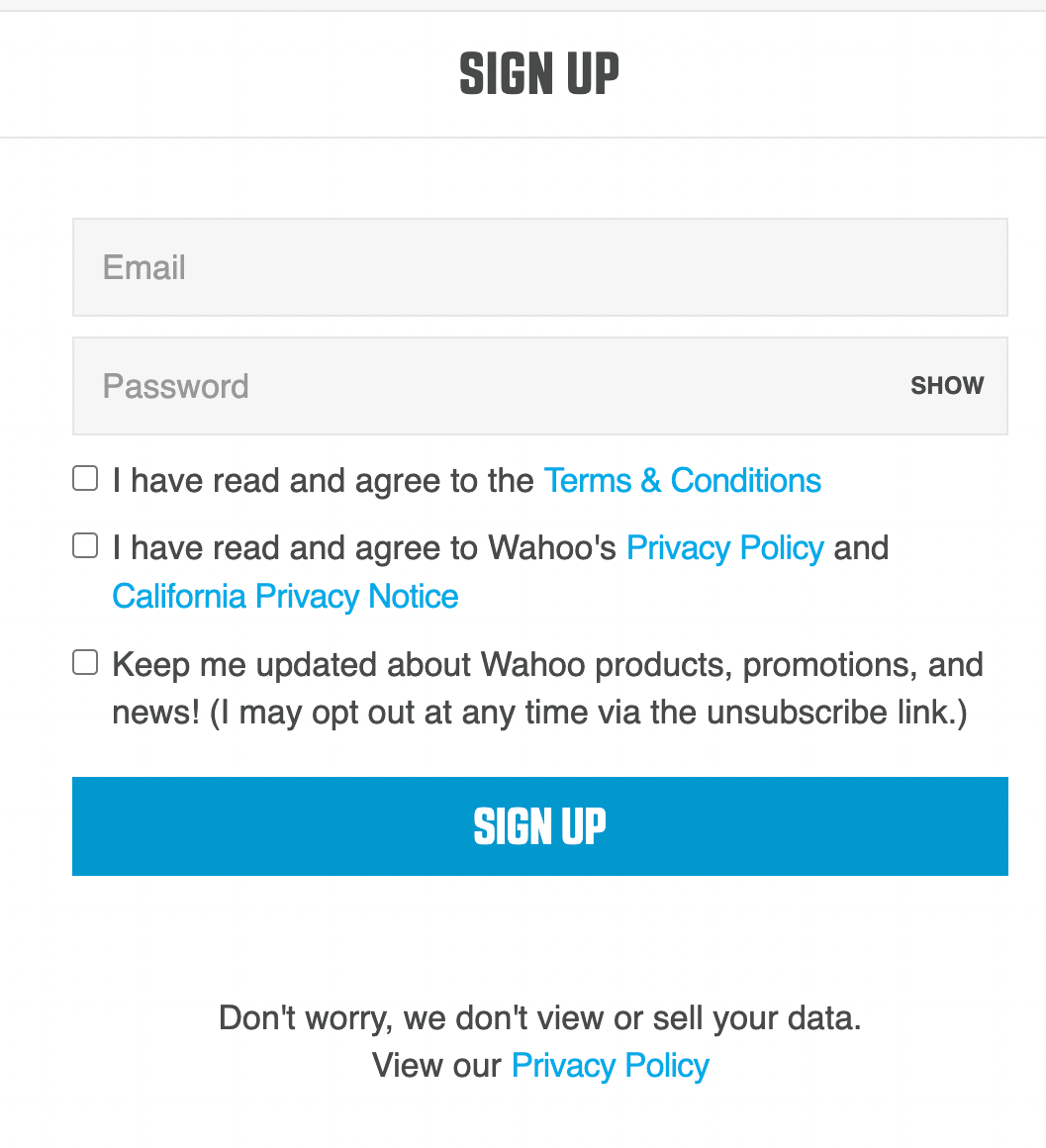 Redeeming a Wahoo X Subscription Coupon Wahoo Fitness Support