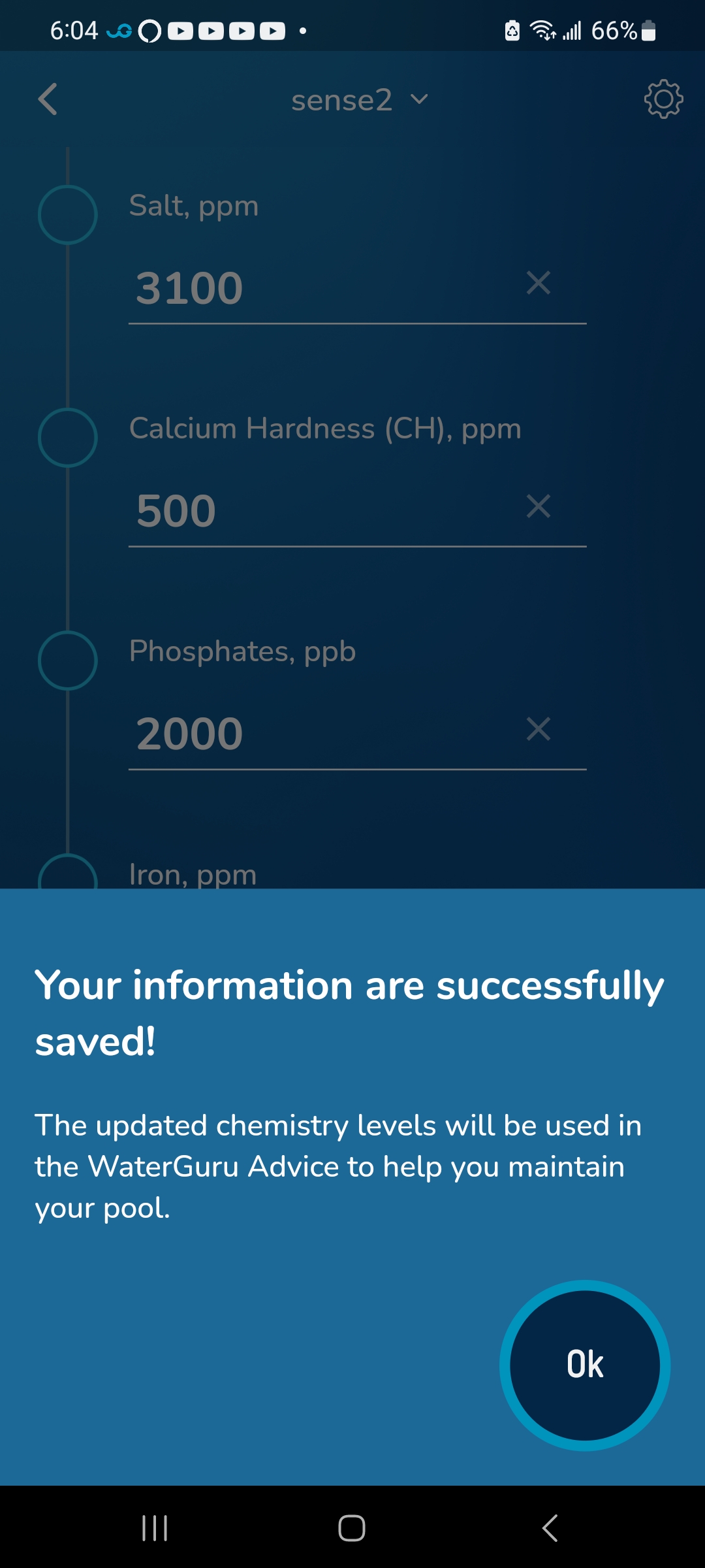 How do I manually enter my TEST results in the WaterGuru App? WaterGuru