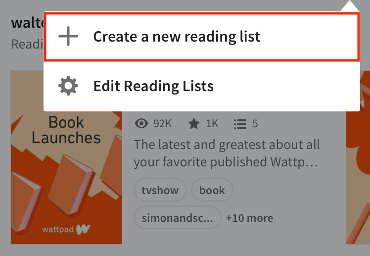 Creating a Reading List Help Center