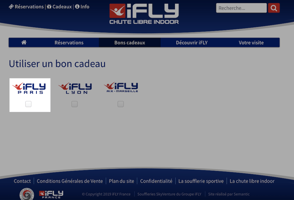 Utiliser son code Ifly Paris Centre d'Aide