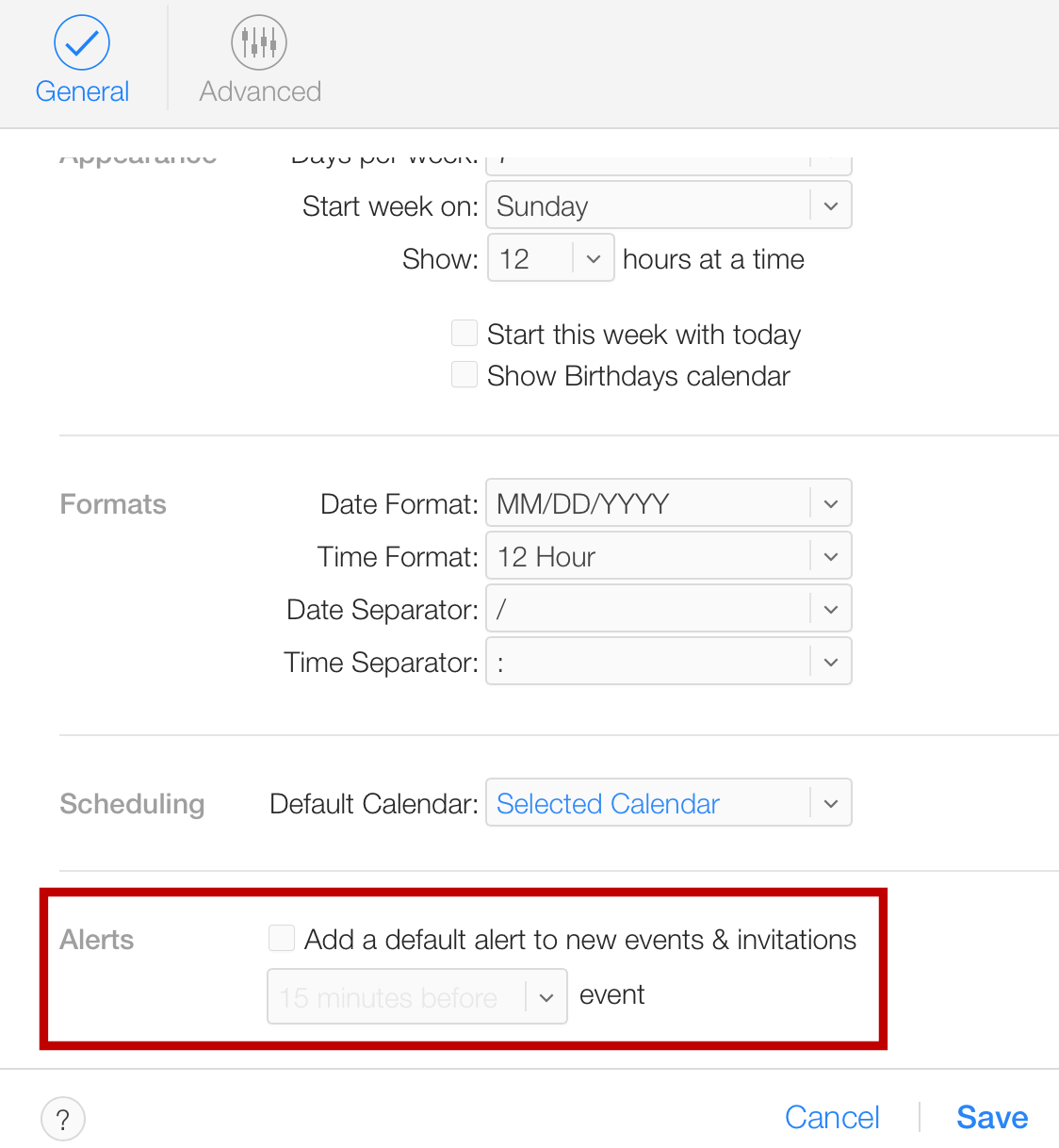 WeekCal How to remove Duplicate Event Alerts Week Calendar