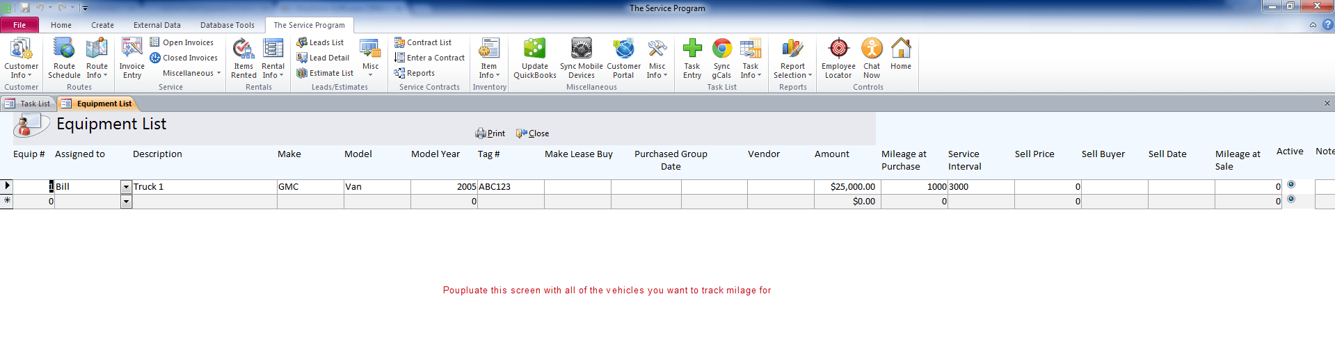Tracking Vehicle Mileage – Online Help Center