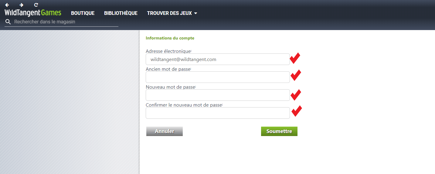 Comment changer l'adresse mail du compte Centre d'Aide