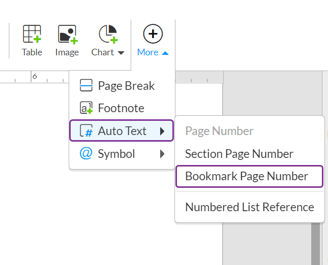 Document bookmarks Support Center