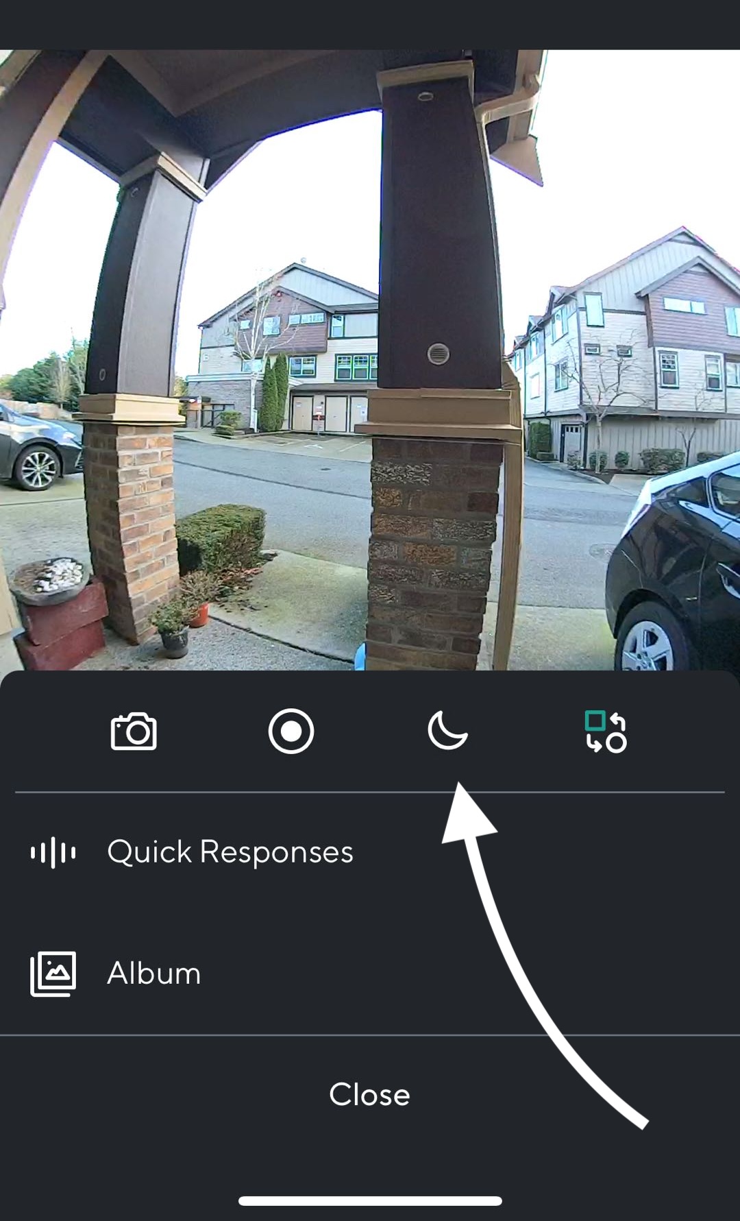 How do I use Night Vision in the Wyze app? Wyze