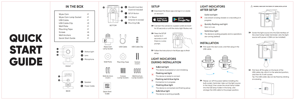 Wyze Lamp Socket Quick Start Guide – Wyze