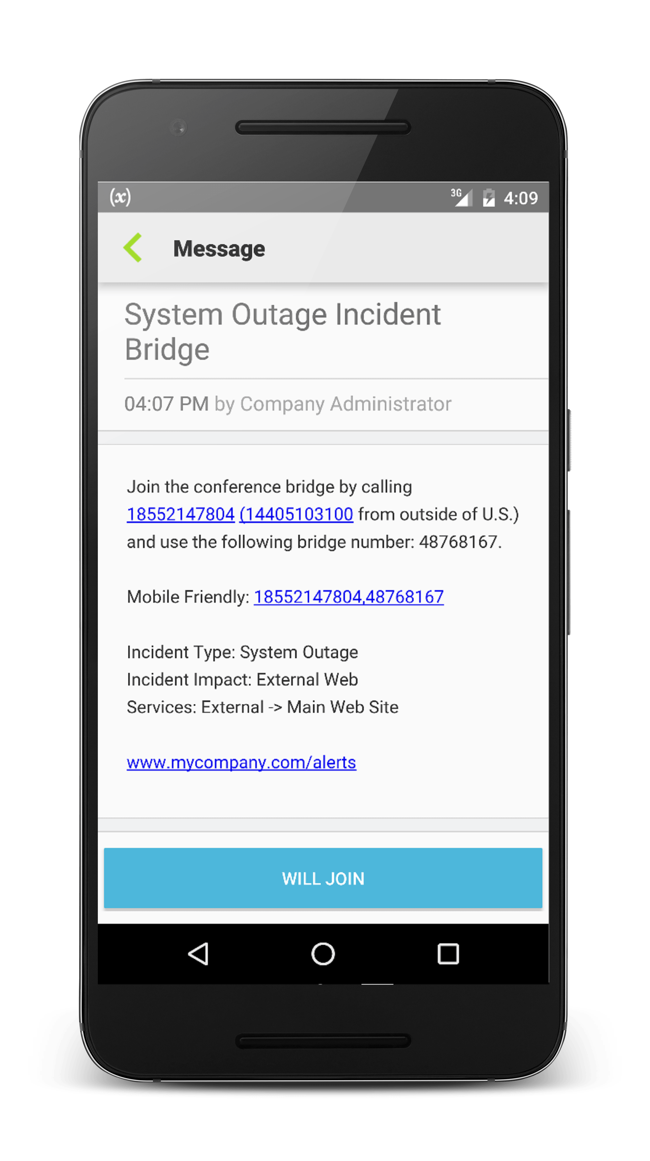 xMatters for Android Improved notification experience and interactive