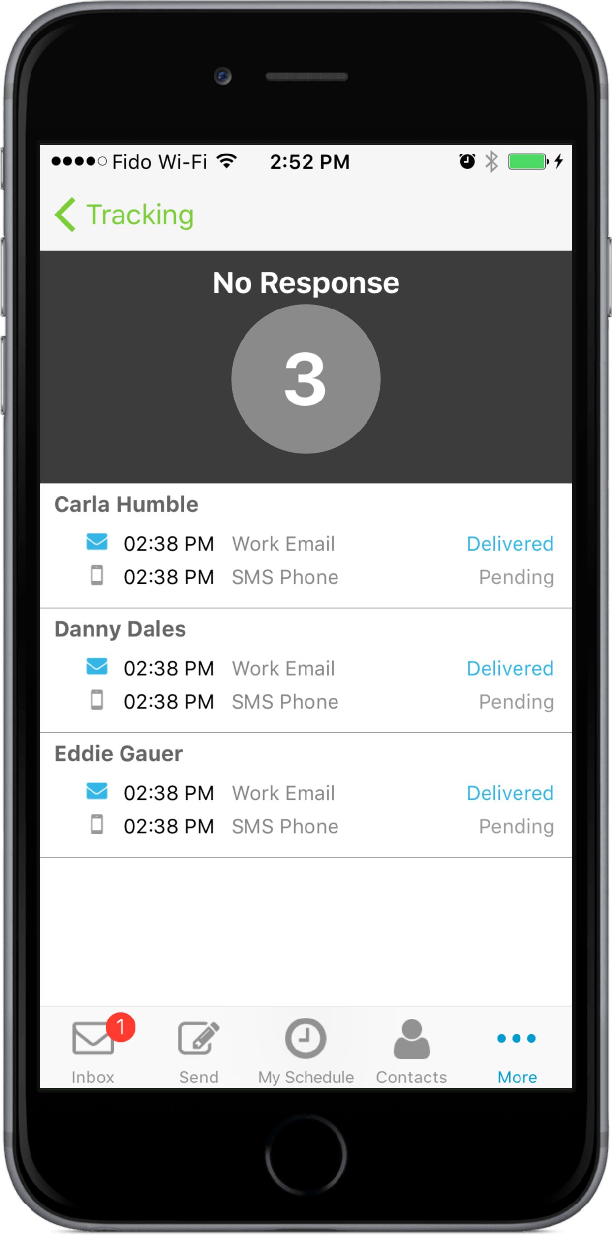 xMatters for iOS Send Message Usability Improvements xMatters