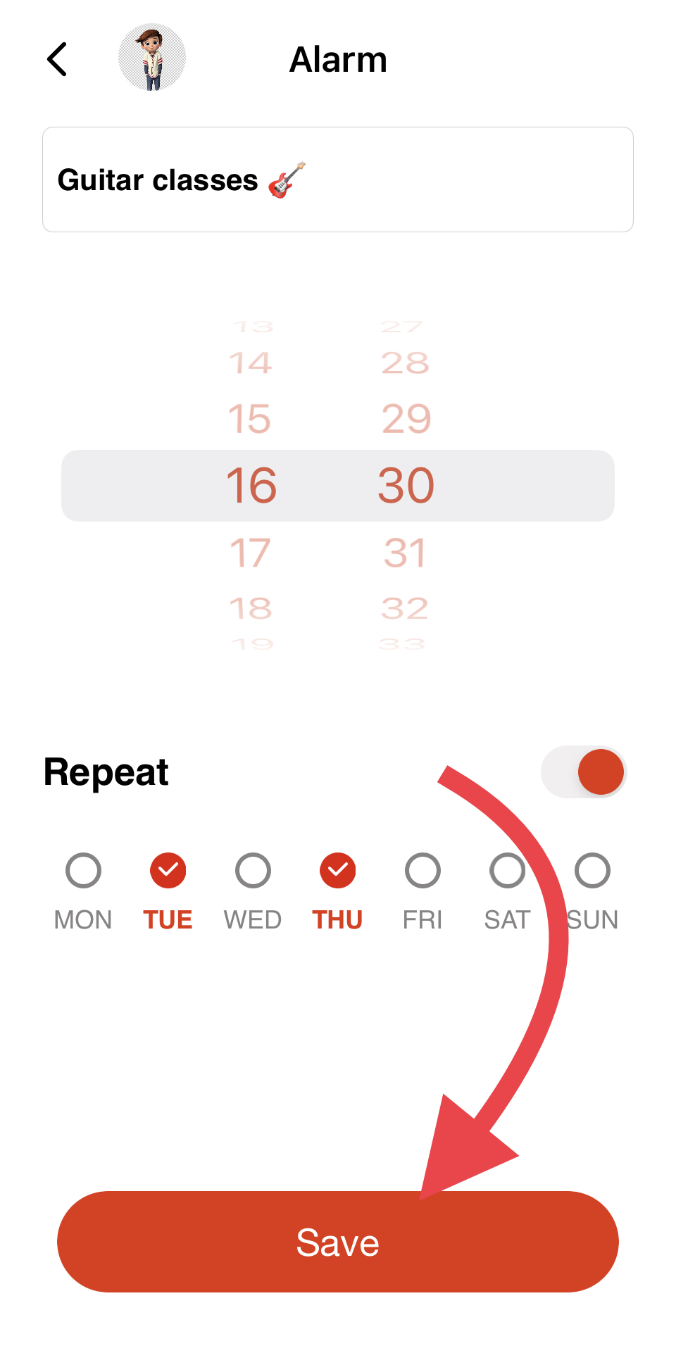 How to set reminders Xplora