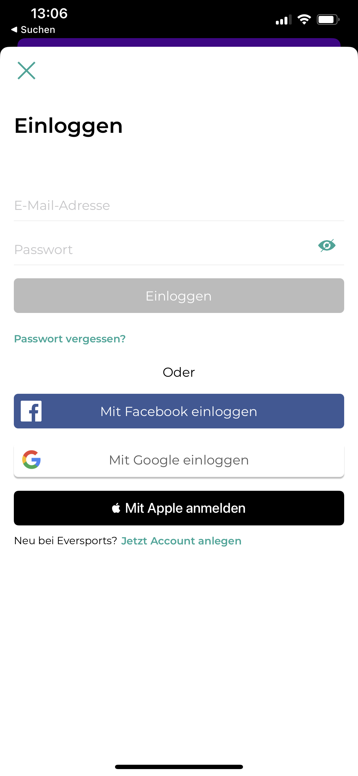 Wie funktioniert die Eversports App (Kalender, Persönliche Daten