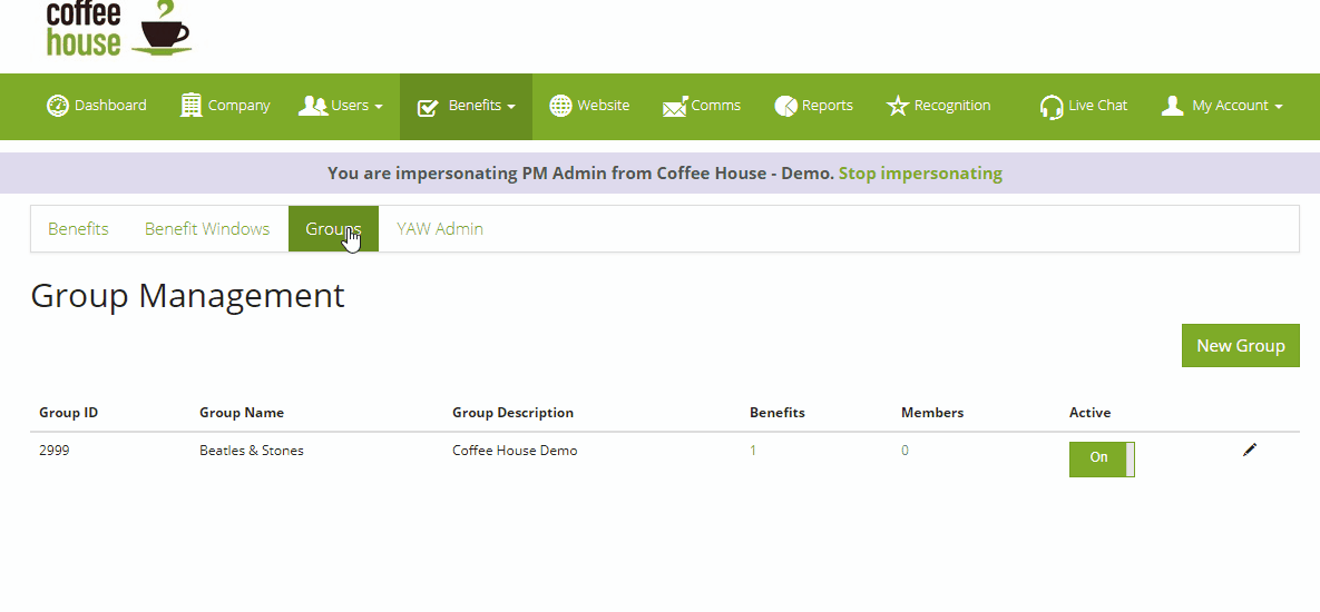Creating groups You at Work Help Centre