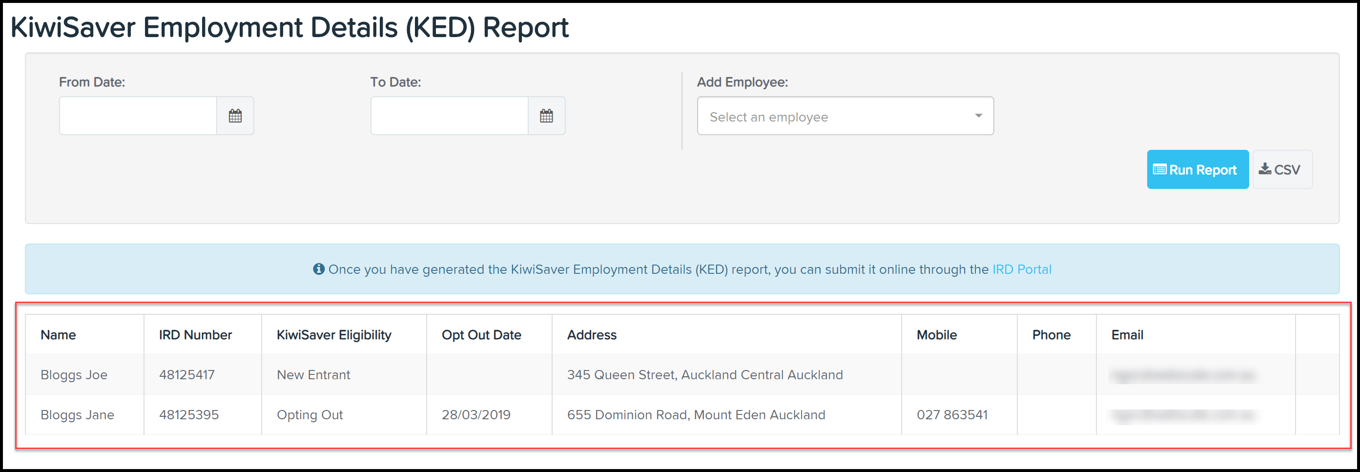 KiwiSaver Employment Details Your Payroll (NZ)