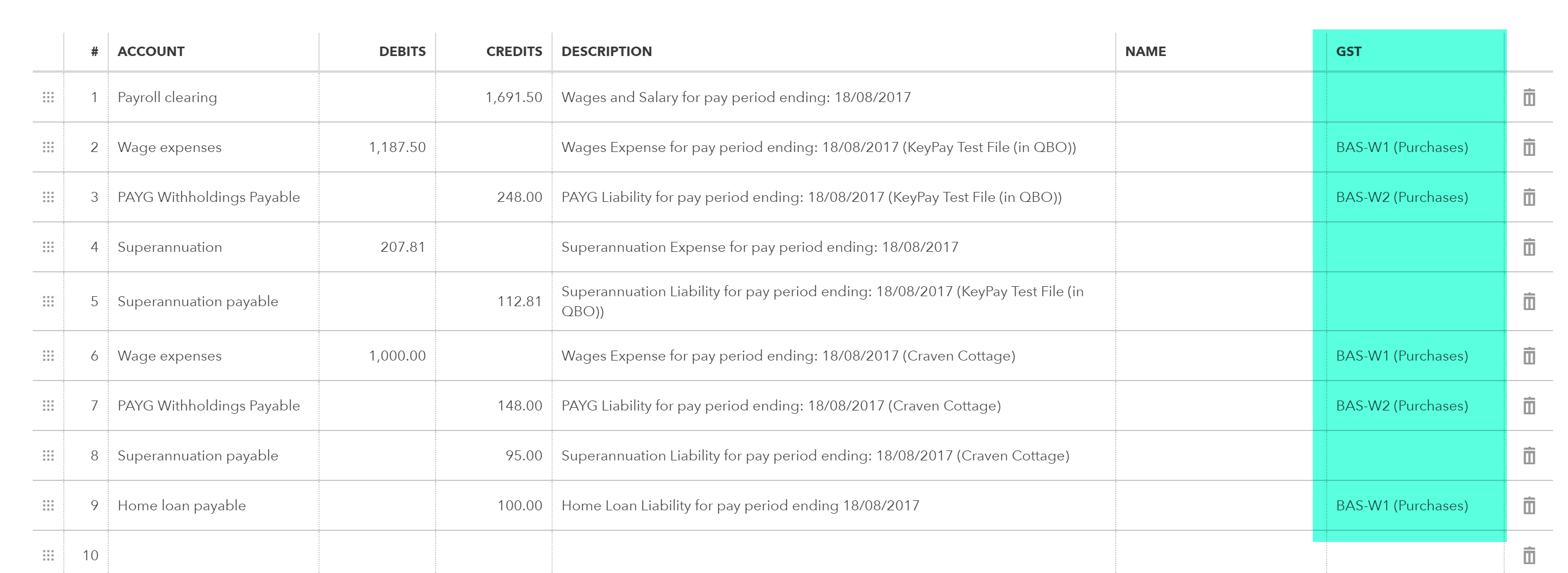 Understanding W1 and W2 tax codes in QBO Your Payroll (AU)