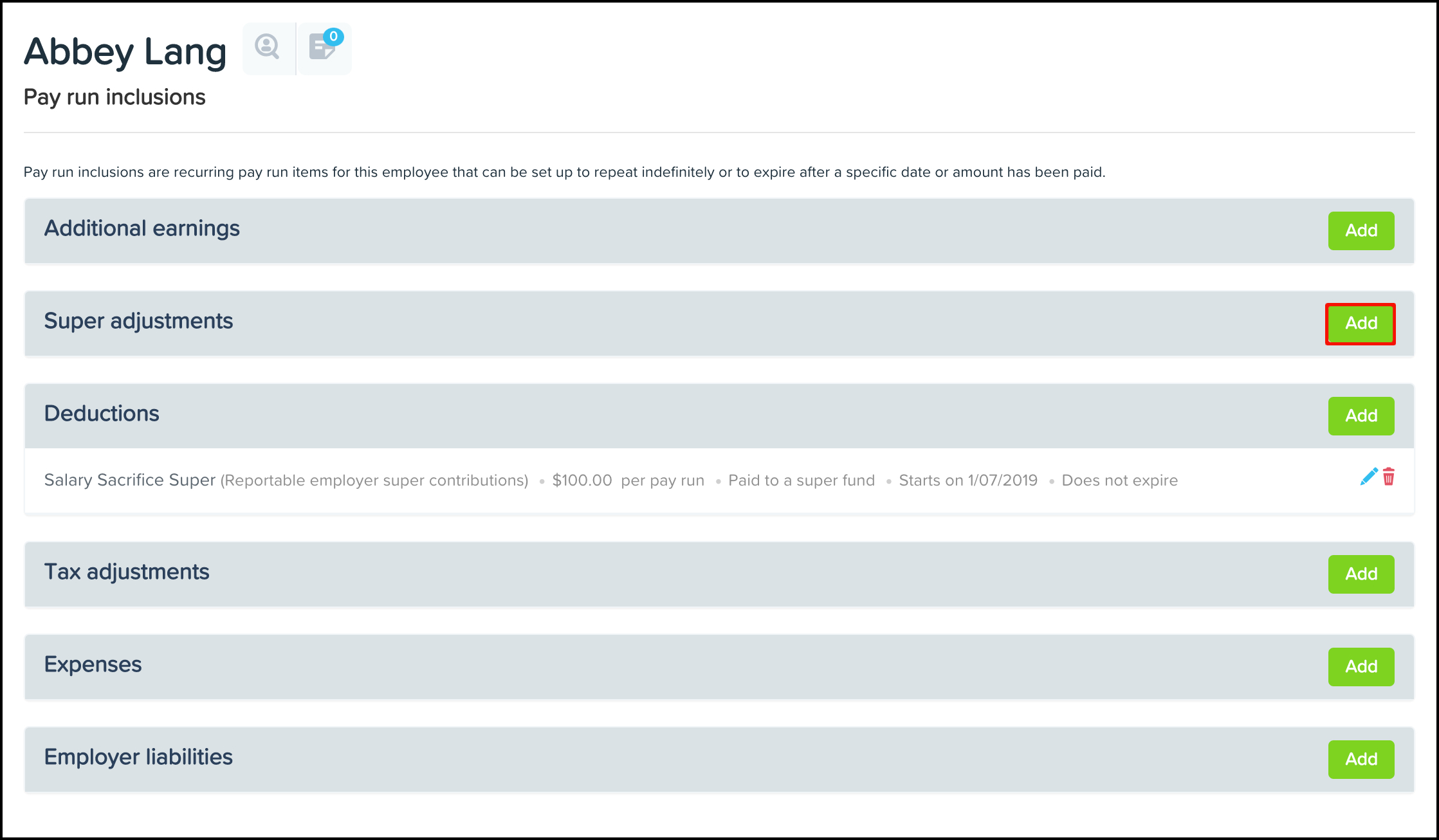 Superannuation Employer Contributions Your Payroll (AU)