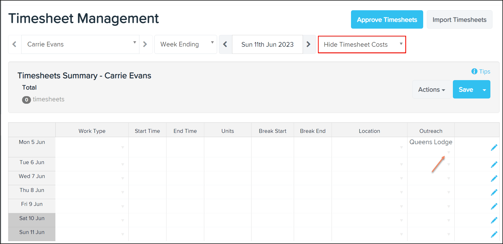 Creating Timesheets on Behalf of Employees Your Payroll (AU)