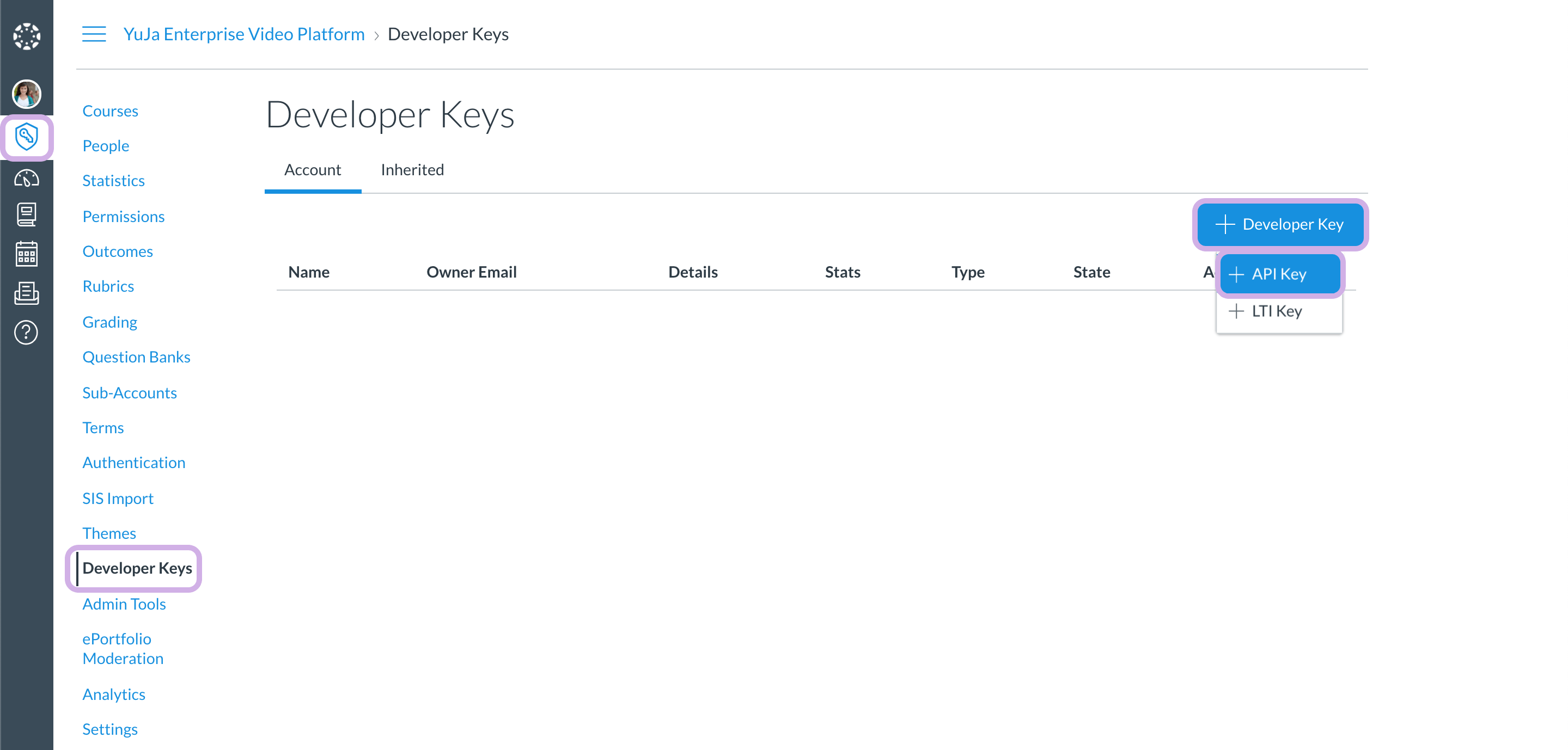 Integrating Canvas SubAccounts into the YuJa Enterprise Video Platform