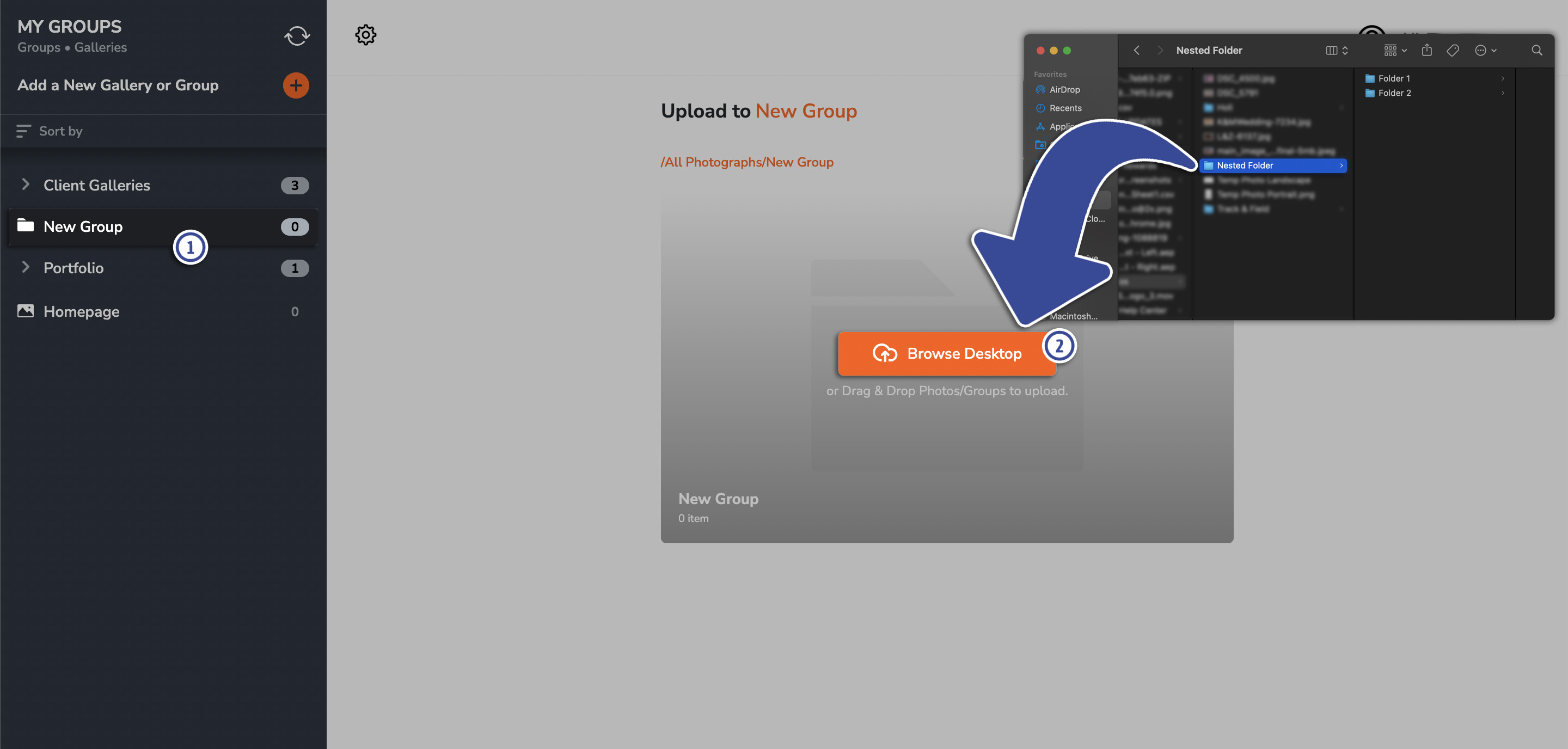 Uploading To Your Zenfolio Account Using The Desktop Uploader Zenfolio
