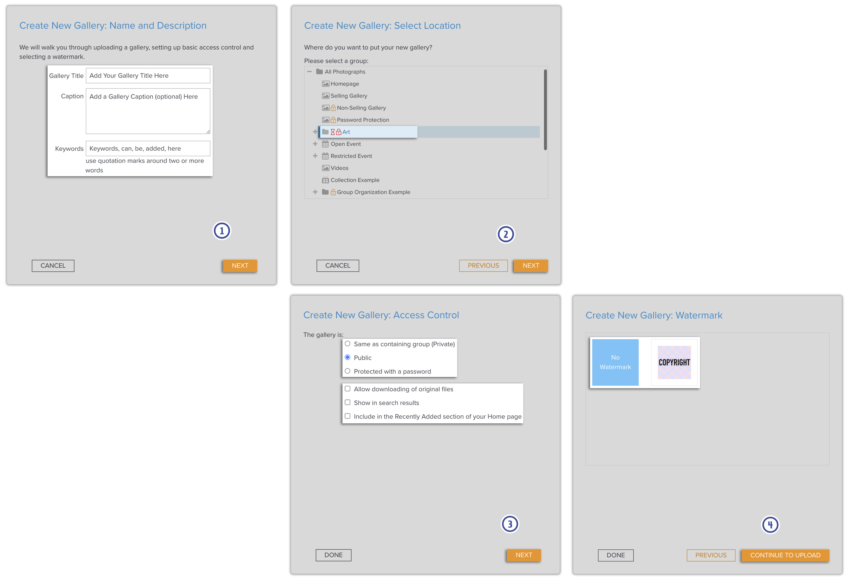 Uploading Photos & Video Zenfolio