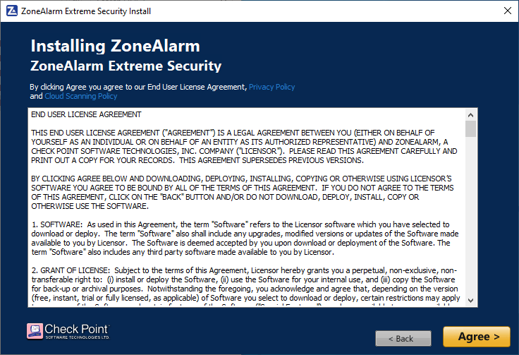 Install ZoneAlarm Extreme Security ZoneAlarm Support Center