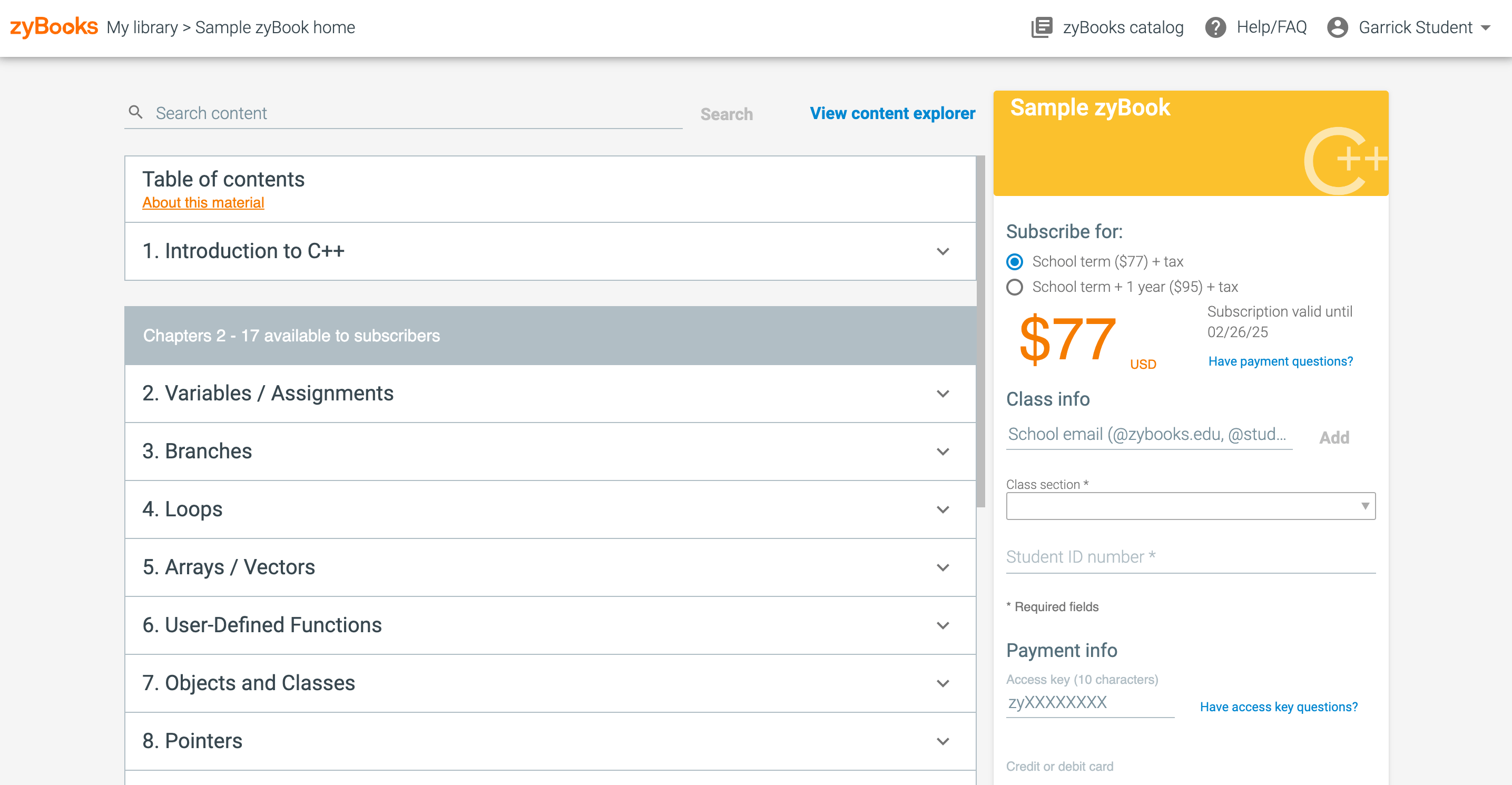 What is a zyBook code? zyBooks Help center