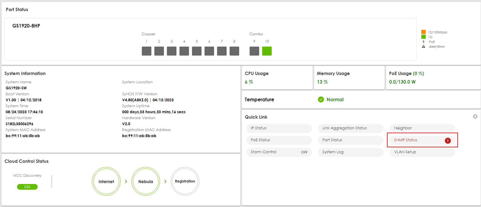 Network Switch Configure SNMP [Basic Configuration] Zyxel Support
