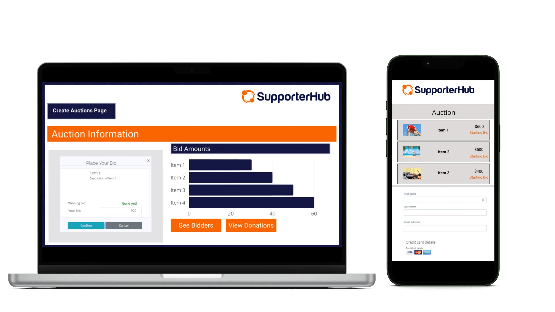 Fundraise Smarter & Easier With Digital Auctions Software SupporterHub