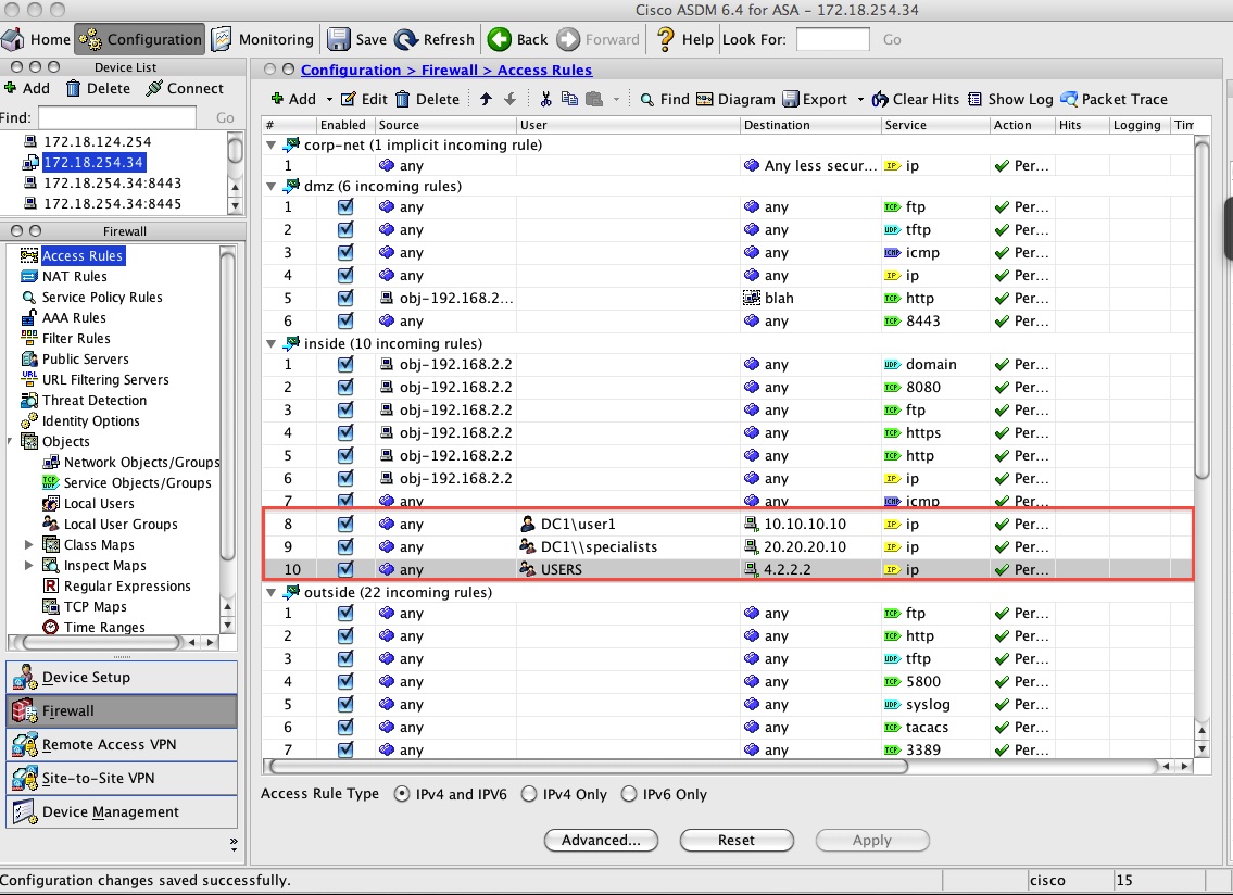 ASA IDFW (Identity Firewall) Step by Step configuration Firewalling
