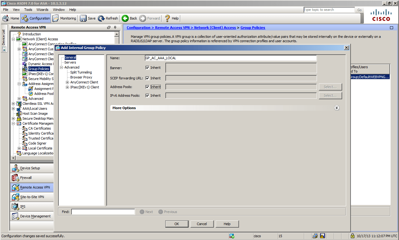 Access Vpn Configure Remote Access Vpn Cisco Asa